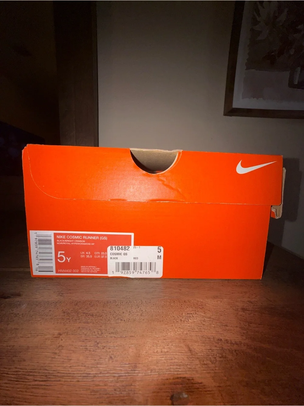 Nike Kids Black, Blue & Red Athletic Sneakers